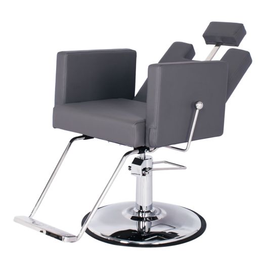"CANON" Reclining Salon Chair in Grey
In the meticulously curated space of a salon, every piece of equipment is a statement of style and utility. The "CANON" Reclining Salon Chair (B-001R) embodies this philosophy, offering a harmonious blend of elegan