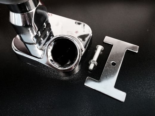 Chrome Holder for Vacuum Breaker & Sprayer Hose