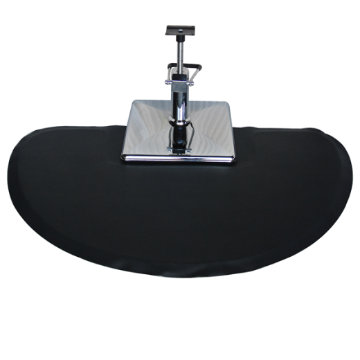 Round Salon Floor Mat for Square Base