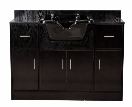 "Bora Bora" Salon Shampoo Cabinets, Salon Shampoo Stations, Wet Salon Station