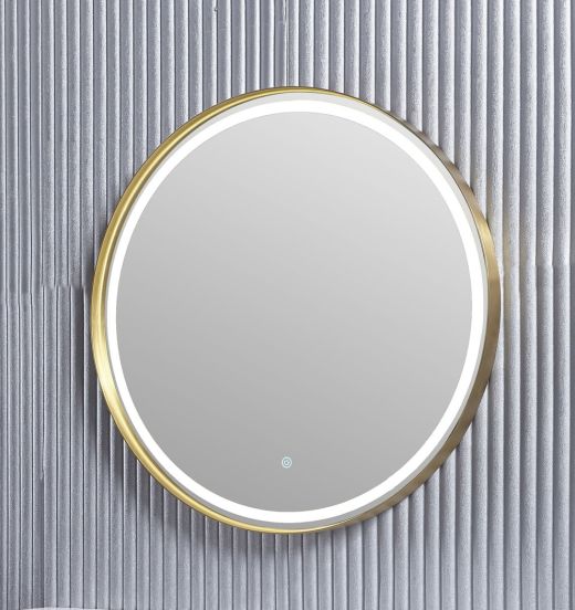 "MAUNA KEA" Stainless Styling Station in Gold with LED Light