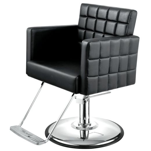 "MOSAIC" Salon Styling Chair, Brown Salon Chair, Grey Salon Chair