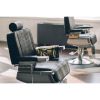 "CONSTANTINE" Heavy Duty Barber Chair in Crocodile, "CONSTANTINE" Heavy Duty Barber Chairs in Crocodile