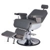 "CONSTANTINE" Barber Chair in Grey (Custom Order)
