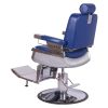 "CONSTANTINE" Royal Blue Barber Chair - Blue Barber Shop Chairs, Blue Barber Furniture