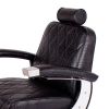 "BARON" Heavy Duty Barber Chair in Black Crocodile