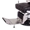 "BARON" Heavy Duty Barber Chair in Black Crocodile