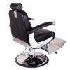 "BARON" Heavy Duty Barber Chair in Black Crocodile