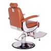 "BARON" Heavy Duty Barber Chair in Chestnut