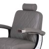"BARON" Heavy Duty Barber Chair in Grey