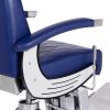 "BARON" Heavy Duty Barber Chair in Blue