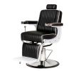 "KNIGHT" Barber Chair with White Arms