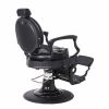 "THEODORE" Vintage Barber Chair, Matte Black Frame (A-902BLK)