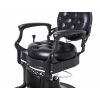 "THEODORE" Vintage Barber Chair, Matte Black Frame (A-902BLK)