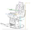 "BARBERINI" Professional Barbershop Chair