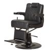 "OBSIDIAN" All Black Barbershop Chair, Barbershop Chair with Matte Black Parts