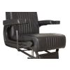 "OBSIDIAN" All Black Barber Chair