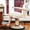 "ELITE WHITE" Barber Chair by TAKARA BELMONT (Made in Japan)