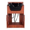 "BAHAMAS" Shampoo Bowl Cabinet - Wild Cherry