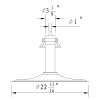 Light Weight Hydraulic Round Base