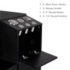 (Backorder) "CORIA" Salon Cart, Side Station - Matte Black
