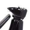 "PACIFIC" Shampoo Bowl & Chair Combo, Black Base (Backorder)