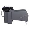 "MISSISSIPPI" Shampoo Backwash Unit in Grey, Grey Shampoo Bowl, Grey Shampoo Chair