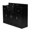 "Bora Bora" Salon Shampoo Cabinets, Salon Shampoo Stations, Wet Salon Station