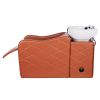 "GABRIELLE" Shampoo Backwash Unit in in Chestnut