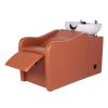"GABRIELLE" Shampoo Backwash Unit in in Chestnut