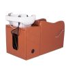 "GABRIELLE" Shampoo Backwash Unit in in Chestnut