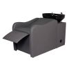 "GABRIELLE" Shampoo Backwash Unit in Grey, Grey Shampoo Chair, Grey Shampoo Bowl