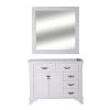 "FLORENCE" Styling Station in Pure White, Beauty Salon Equipment Florida, Beauty Salon Furniture Florida