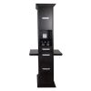 "SIENA" Double Sided Salon Station in Matte Black (Only 1 Available)