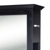 "SIENA" Double Sided Salon Station in Matte Black (Only 1 Available)