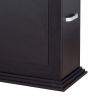 "SIENA" Double Sided Salon Station in Matte Black (Only 1 Available)