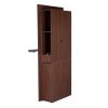 "BURANO" Single Sided Styling Station in Dark Walnut (1 Available, No Backorder)