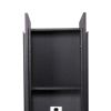 "BURANO" Double Sided Hair Salon Station in Matte Black (4 Units Available)