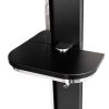"BURANO" Single Sided Salon Station in Matte Black (Minimum Order Q'ty: 10 Units)