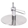 Stainless Steel Disc Base, No. 5 Styling Chair Base, Hair Salon Chair Base
