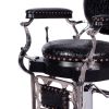 ZENO Antique Barbershop Chair in Patent Crocodile (Clearance)