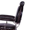 ZENO Antique Barbershop Chair in Patent Crocodile (Clearance)