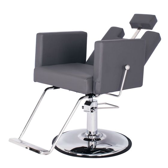 "CANON" Reclining Salon Chair in Grey
In the meticulously curated space of a salon, every piece of equipment is a statement of style and utility. The "CANON" Reclining Salon Chair (B-001R) embodies this philosophy, offering a harmonious blend of elegan