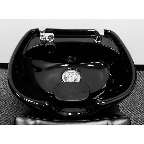 Stationary Salon Shampoo Bowl Only, with Molded Headrest Holder