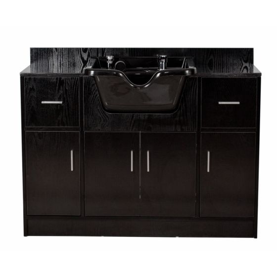 "Bora Bora" Salon Shampoo Cabinets, Salon Shampoo Stations, Wet Salon Station
