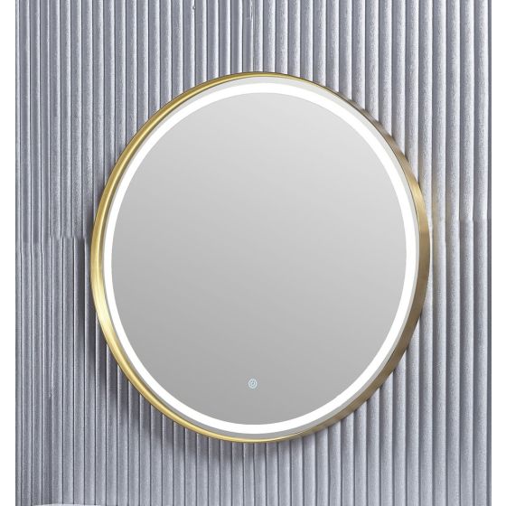 "MAUNA KEA" Stainless Styling Station in Gold with LED Light