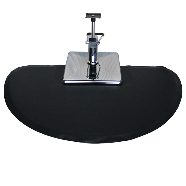 Round Salon Floor Mat for Square Base