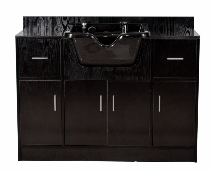 "Bora Bora" Salon Shampoo Cabinets, Salon Shampoo Stations, Wet Salon Station